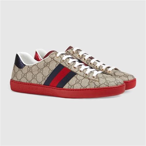 gucci shoes suela roja|sneakers gucci de hombre.